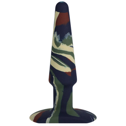 DOC JOHNSON - A-PLAY GROOVY 5 IN. SILICONE ANAL PLUG CAMOUFLAGE
