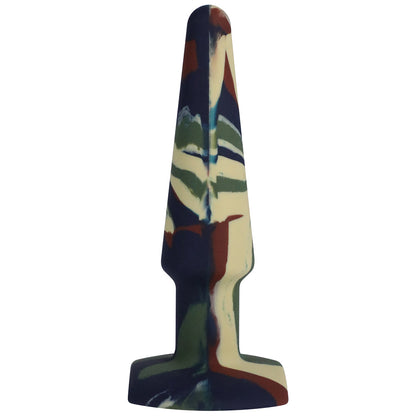 DOC JOHNSON - A-PLAY GROOVY 5 IN. SILICONE ANAL PLUG CAMOUFLAGE
