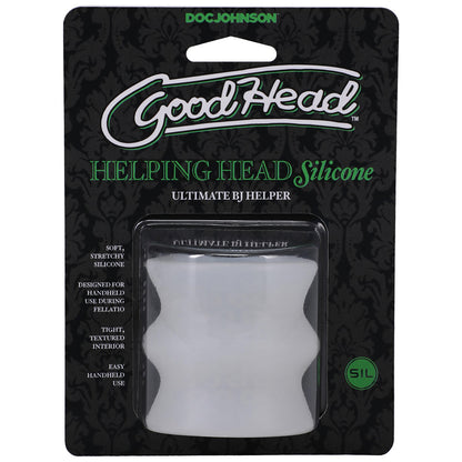 GOODHEAD HELPING HEAD SILICONE ULTIMATE BJ HELPER FROST