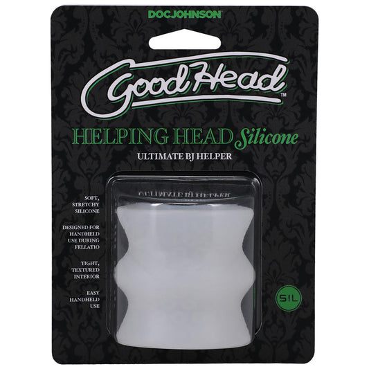 DOC JOHNSON - GOODHEAD HELPING HEAD SILICONE ULTIMATE BJ HELPER FROST