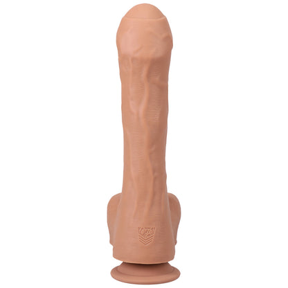 FORT TROFF UNCUT THRUSTER MINI FUCK MACHINE RECHARGEABLE REMOTE-CONTROLLED SILICONE 8.5 IN. THRUSTING DILDO TAN