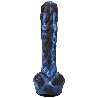 FORT TROFF TENDRIL THRUSTER MINI FUCK MACHINE RECHARGEABLE REMOTE-CONTROLLED SILICONE 8.5 IN. THRUSTING DILDO BLUE/BLACK