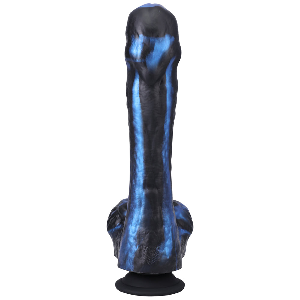 FORT TROFF TENDRIL THRUSTER MINI FUCK MACHINE RECHARGEABLE REMOTE-CONTROLLED SILICONE 8.5 IN. THRUSTING DILDO BLUE/BLACK