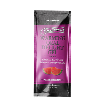 DOC JOHNSON - GOODHEAD WARMING ORAL DELIGHT GEL MULTI-FLAVOR 6-PACK 0.24 OZ.