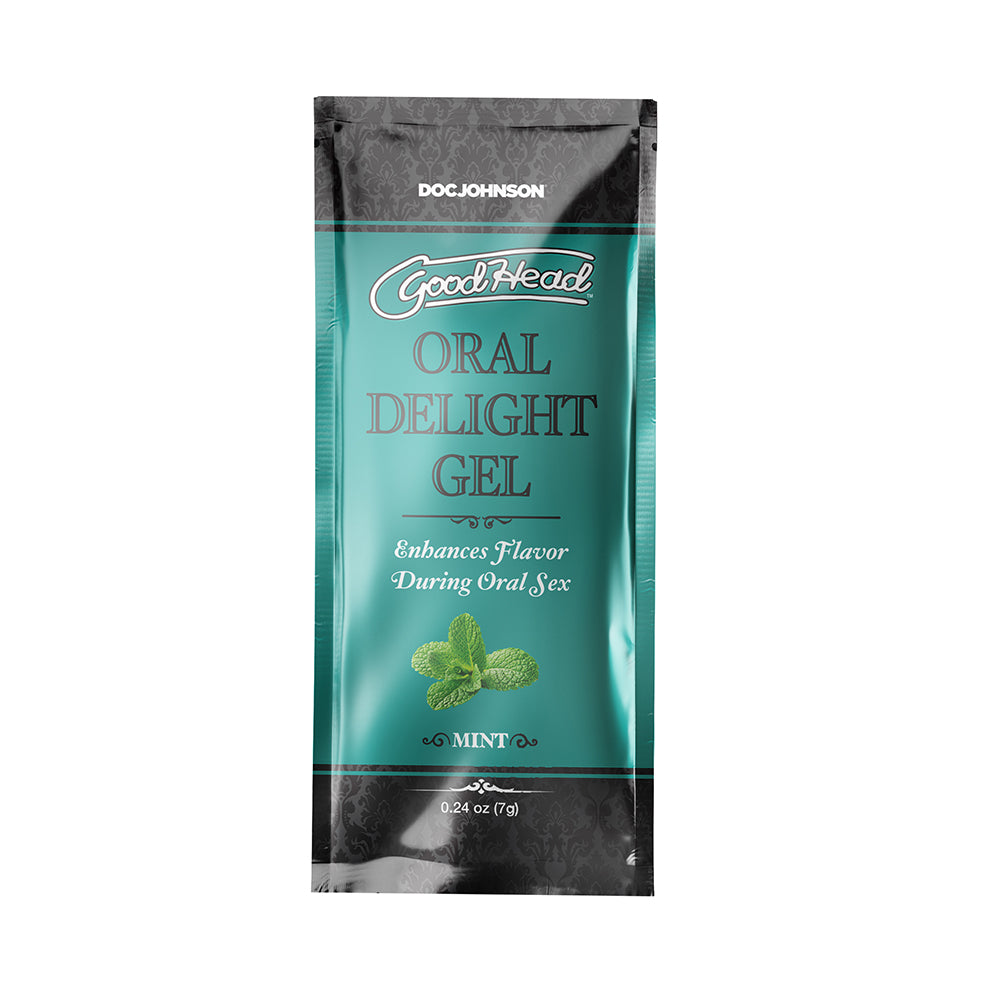 DOC JOHNSON - GOODHEAD ORAL DELIGHT GEL MULTI-FLAVOR 6-PACK 0.24 OZ.
