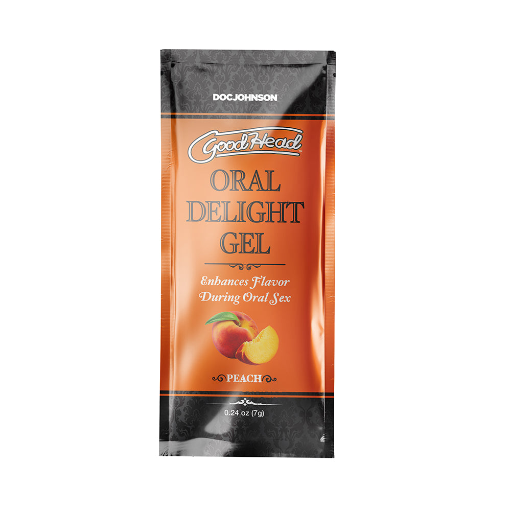 DOC JOHNSON - GOODHEAD ORAL DELIGHT GEL MULTI-FLAVOR 6-PACK 0.24 OZ.
