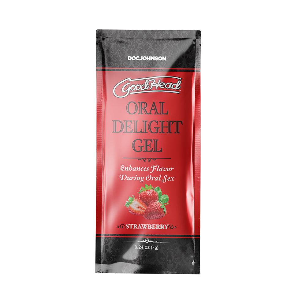 DOC JOHNSON - GOODHEAD ORAL DELIGHT GEL MULTI-FLAVOR 6-PACK 0.24 OZ.