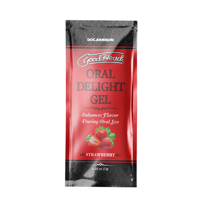 DOC JOHNSON - GOODHEAD ORAL DELIGHT GEL MULTI-FLAVOR 6-PACK 0.24 OZ.