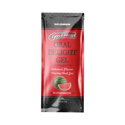 DOC JOHNSON - GOODHEAD ORAL DELIGHT GEL MULTI-FLAVOR 6-PACK 0.24 OZ.