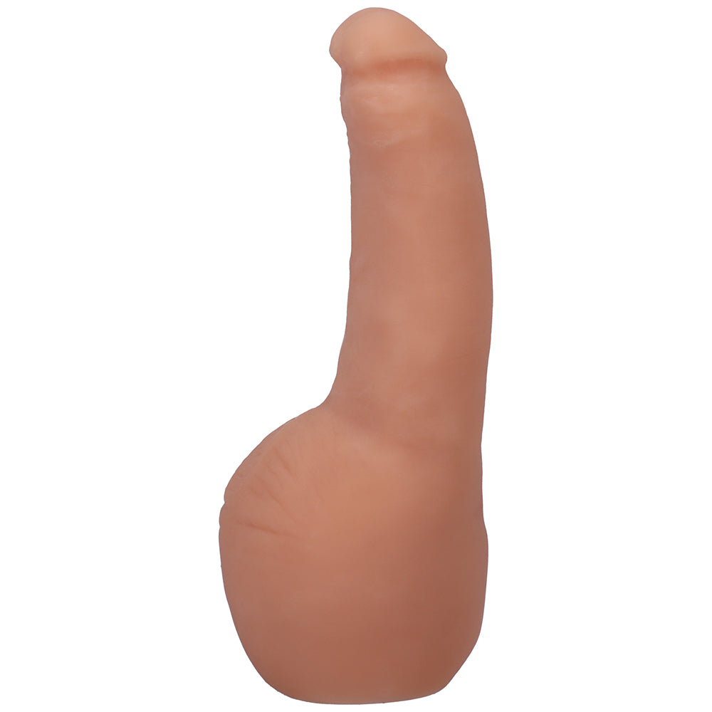 DOC JOHNSON - SIGNATURE COCKS TRANSGÉNERO NATALIE MARS PENE DE DOBLE DENSIDAD DE 4.5 PULGADAS CON CULO PENETRABLE BEIGE