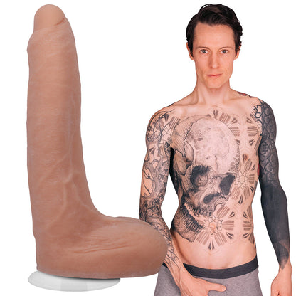 SIGNATURE COCKS OWEN GRAY 9 IN. ULTRASKYN DILDO WITH VAC-U-LOCK SUCTION CUP
