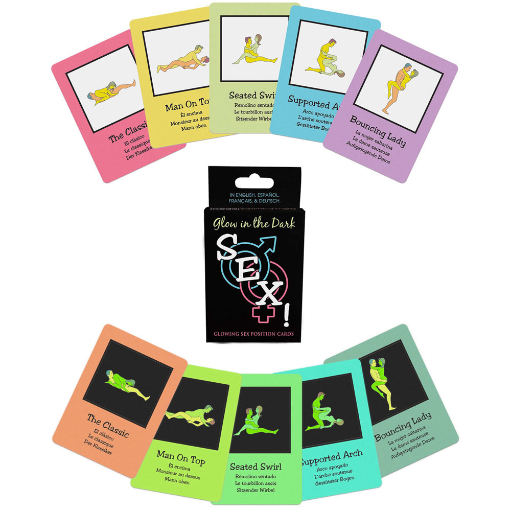 GLOW-IN-THE-DARK SEX! CARD GAME