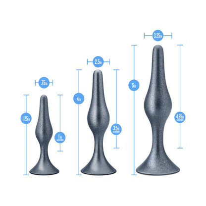BLUSH - ANAL ADVENTURES MATRIX GENESIS PLUG KIT STELLAR SILVER