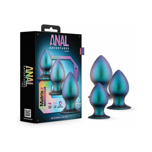 BLUSH - ANAL ADVENTURES MATRIX METAVERSE PLUG KIT DARK MILLENIA