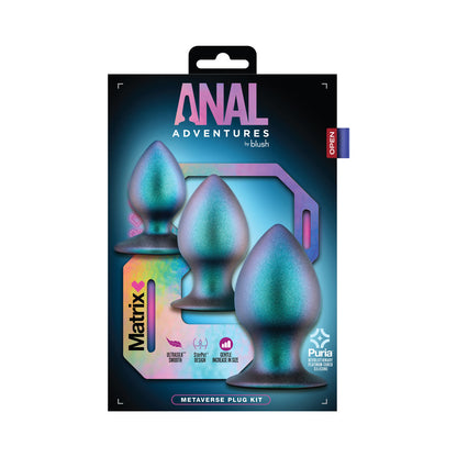 BLUSH - ANAL ADVENTURES MATRIX METAVERSE PLUG KIT DARK MILLENIA