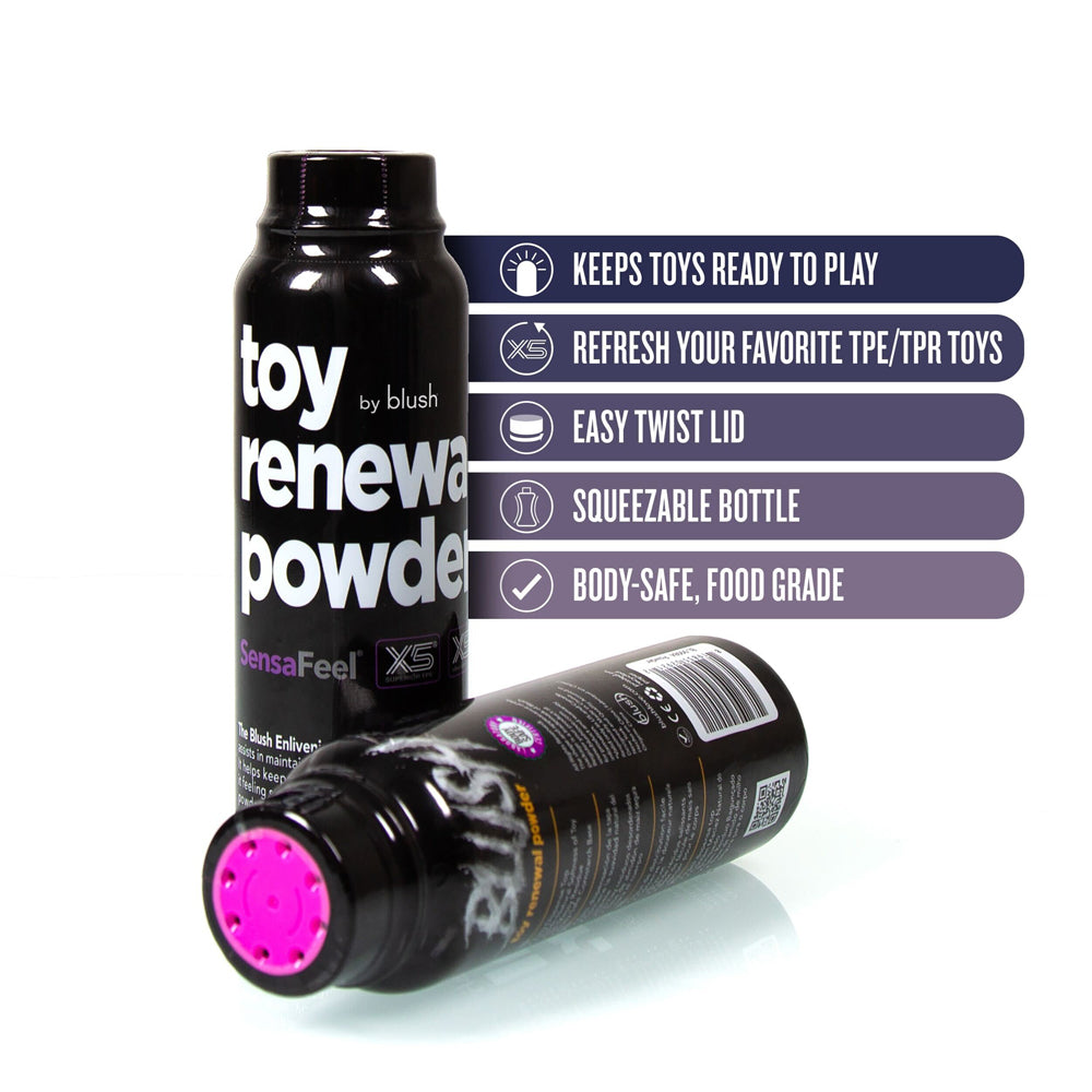 BLUSH - SENSAFEEL TOY RENEWAL POWDER 3.4 OZ.