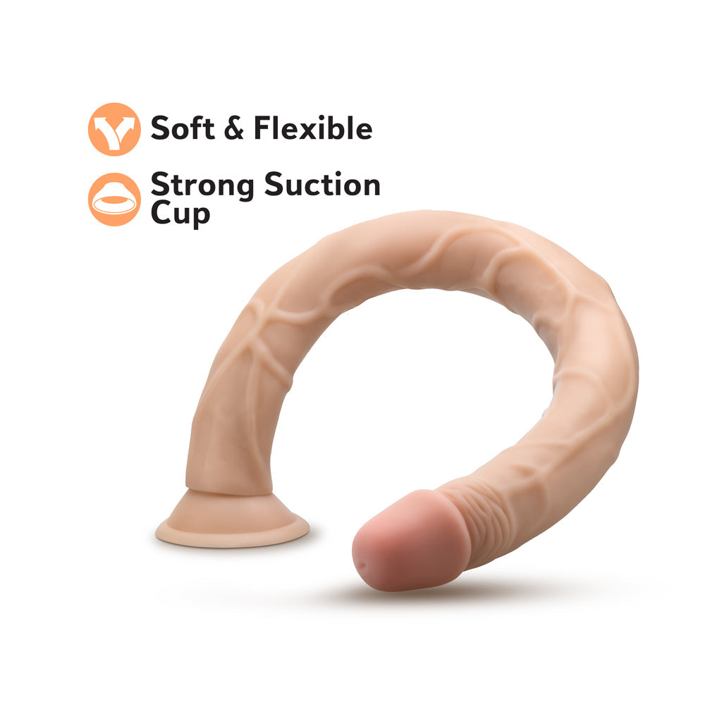 DR. SKIN 19 IN. DILDO BEIGE