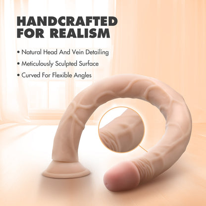 BLUSH - DR. SKIN 19 IN. DILDO BEIGE
