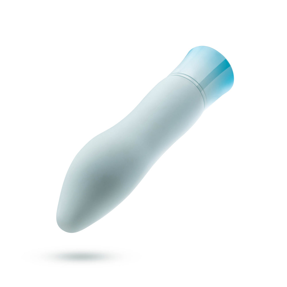 BLUSH - OH MY GEM ARDOR RECHARGEABLE WARMING SILICONE TAPERED VIBRATOR AQUAMARINE