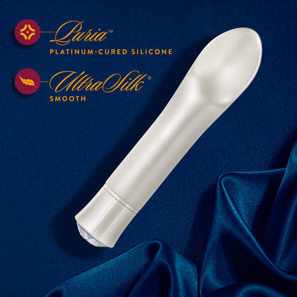 BLUSH - OH MY GEM BOLD RECHARGEABLE WARMING SILICONE SCOOPED TONGUE VIBRATOR DIAMOND