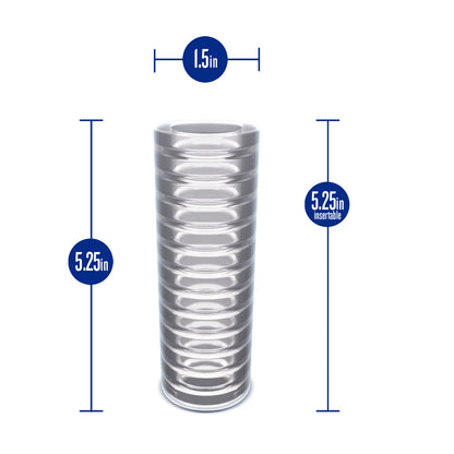 RIZE! RIBZ GLOW IN THE DARK SELF-LUBRICATING STROKER CLEAR