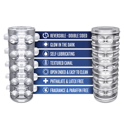 RIZE! SWICH GLOW IN THE DARK SELF-LUBRICATING STROKER CLEAR