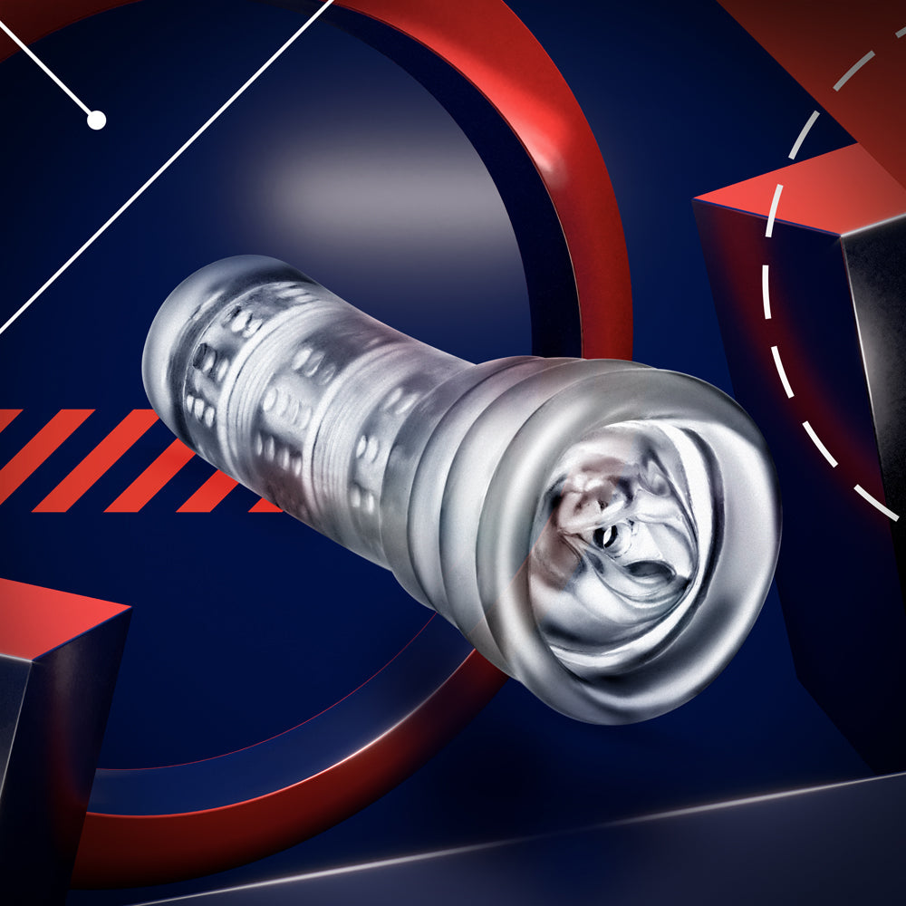 RIZE! LUZ GLOW IN THE DARK SELF-LUBRICATING STROKER CLEAR