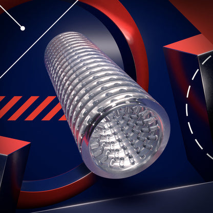 RIZE! STROKEZ STIMULATING STROKER CLEAR