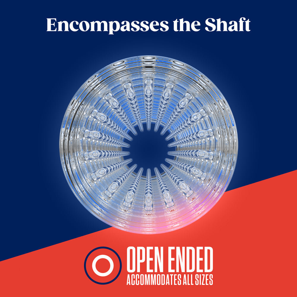 RIZE! STROKEZ STIMULATING STROKER CLEAR