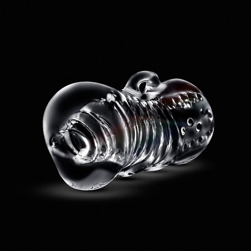 RIZE! SQUEEZY ERGONOMIC STROKER CLEAR