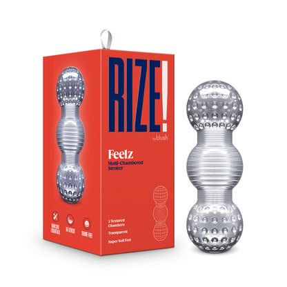RIZE! FEELZ MULTI-CHAMBERED STROKER CLEAR