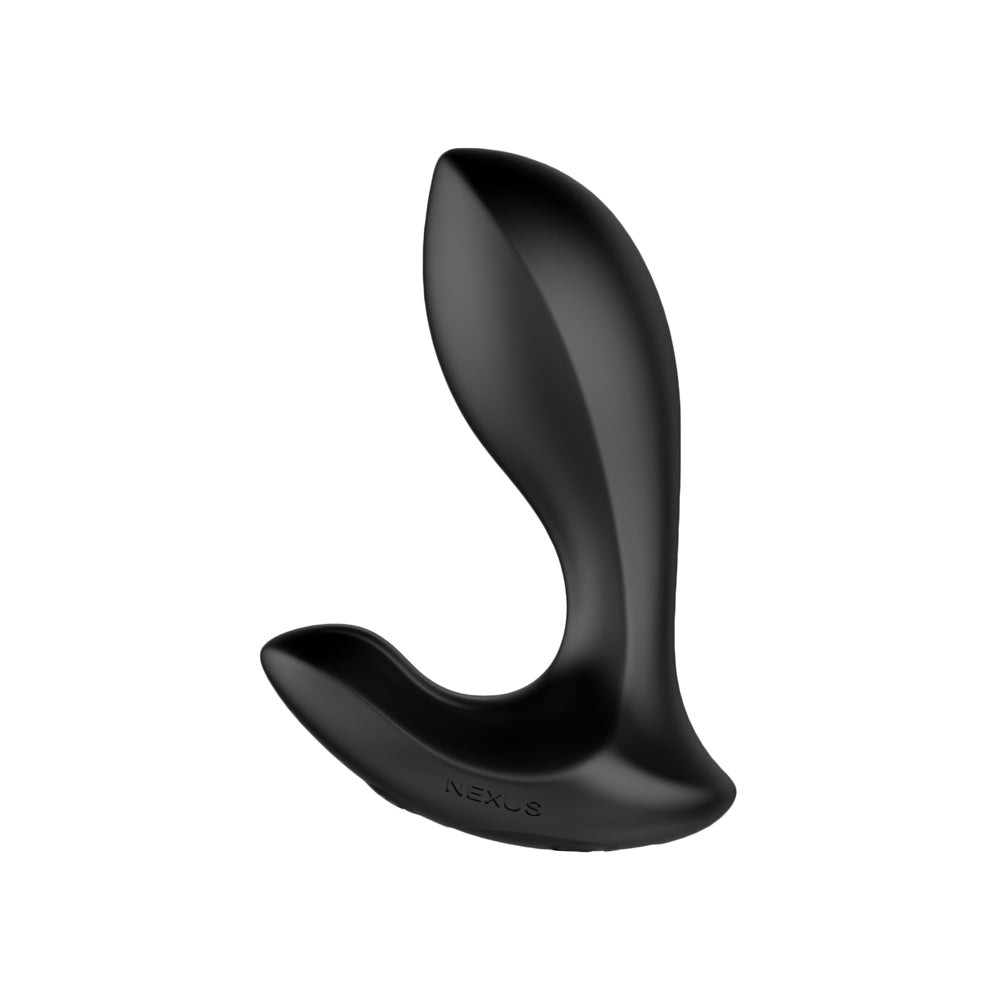 NEXUS DUO PLUG RECHARGEABLE REMOTE-CONTROLLED VIBRATING SILICONE ANAL PLUG BLACK