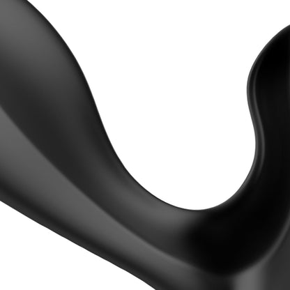 NEXUS DUO PLUG RECHARGEABLE REMOTE-CONTROLLED VIBRATING SILICONE ANAL PLUG BLACK