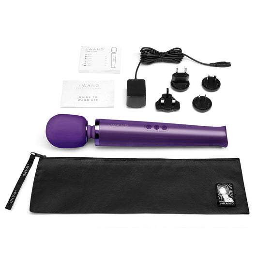 LE WAND RECHARGEABLE VIBRATING MASSAGER PURPLE