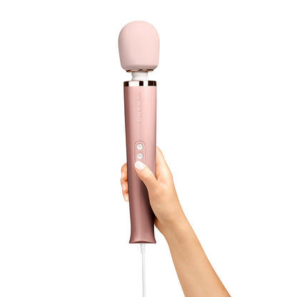 LE WAND PLUG-IN VIBRATING MASSAGER ROSE GOLD