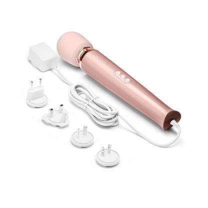 LE WAND PLUG-IN VIBRATING MASSAGER ROSE GOLD
