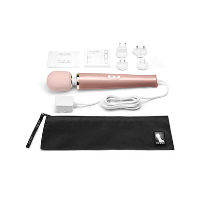 LE WAND PLUG-IN VIBRATING MASSAGER ROSE GOLD