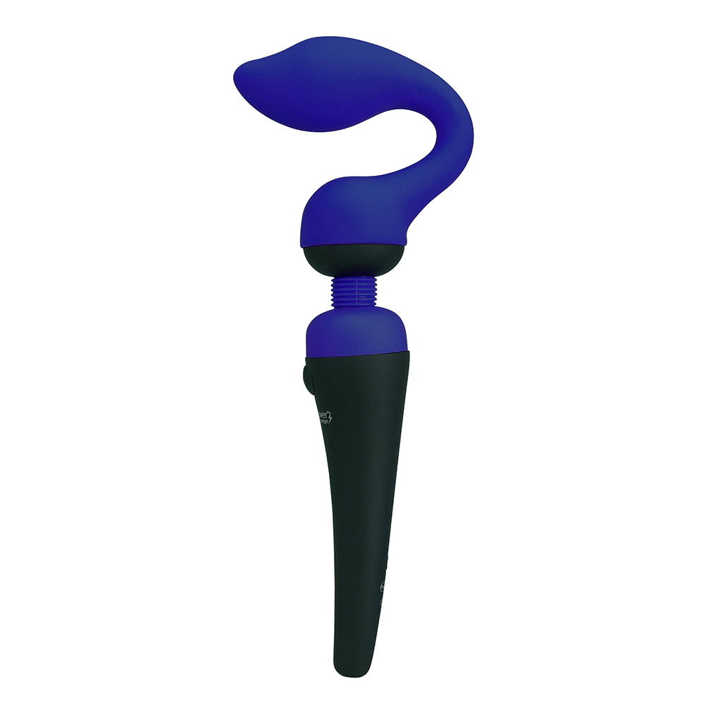 BMS - PALMPOWER PALMSENSUAL ACCESORIOS 2 CABEZALES DE SILICONA PARA MASAJEADOR AZULES