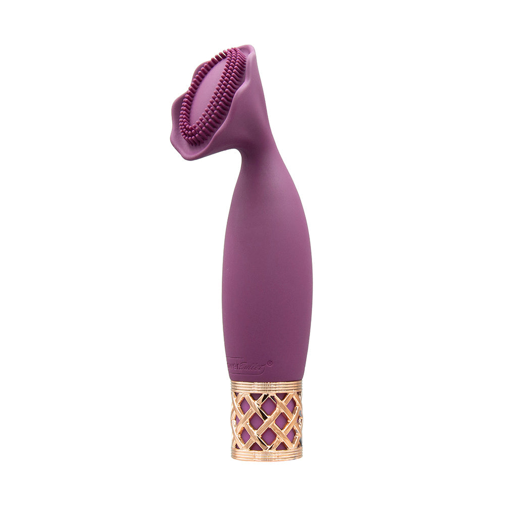 PILLOW TALK SECRETS PASSION RECHARGEABLE SILICONE CLITORAL VIBRATOR WINE