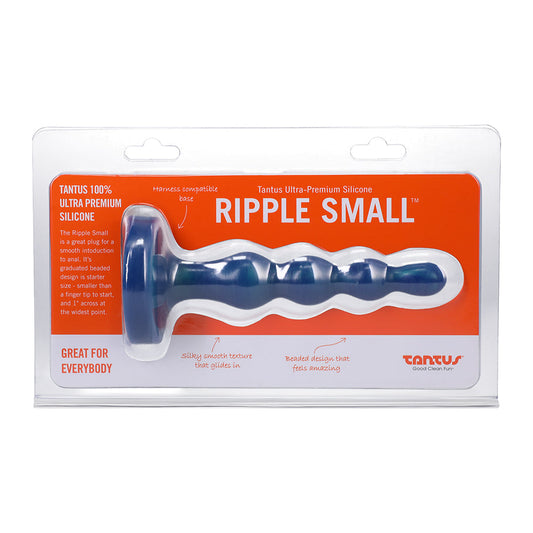 TANTUS - RIPPLE SMALL 8 IN. ANAL BEADS DILDO FIRM MALACHITE