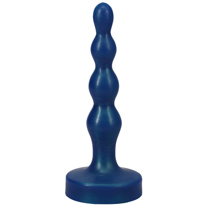 TANTUS RIPPLE SMALL 8 IN. ANAL BEADS DILDO FIRM MALACHITE