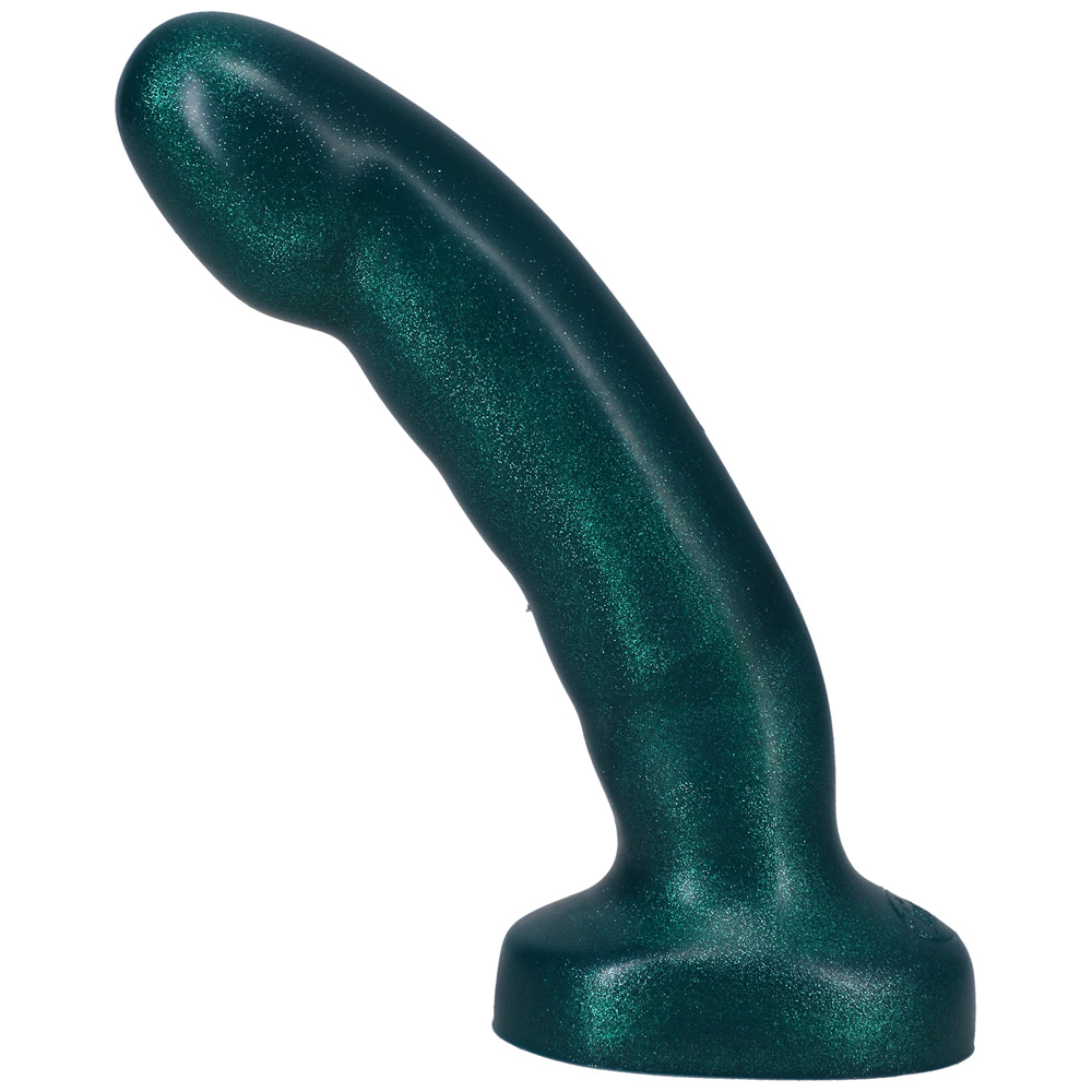 TANTUS ACUTE 5.5 IN. CURVED DILDO MEDIUM-FIRM EMERALD