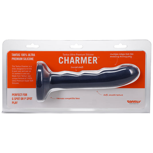 TANTUS CHARMER 8 IN. G-SPOT DILDO SAPPHIRE