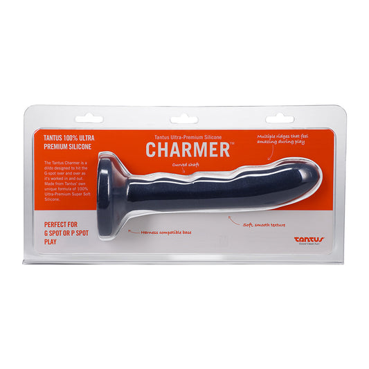 TANTUS - CHARMER 8 IN. G-SPOT DILDO SAPPHIRE