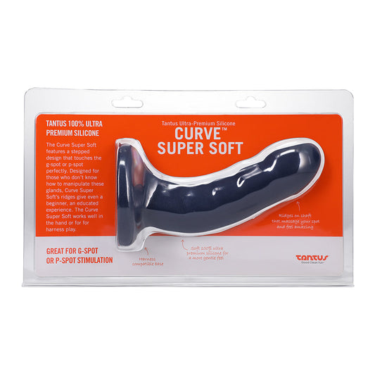 TANTUS - CURVE 6.5 IN. DILDO MEDIUM-FIRM SAPPHIRE