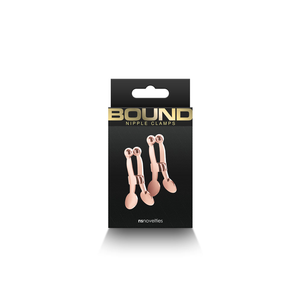 BOUND NIPPLE CLAMPS C1 ROSE GOLD