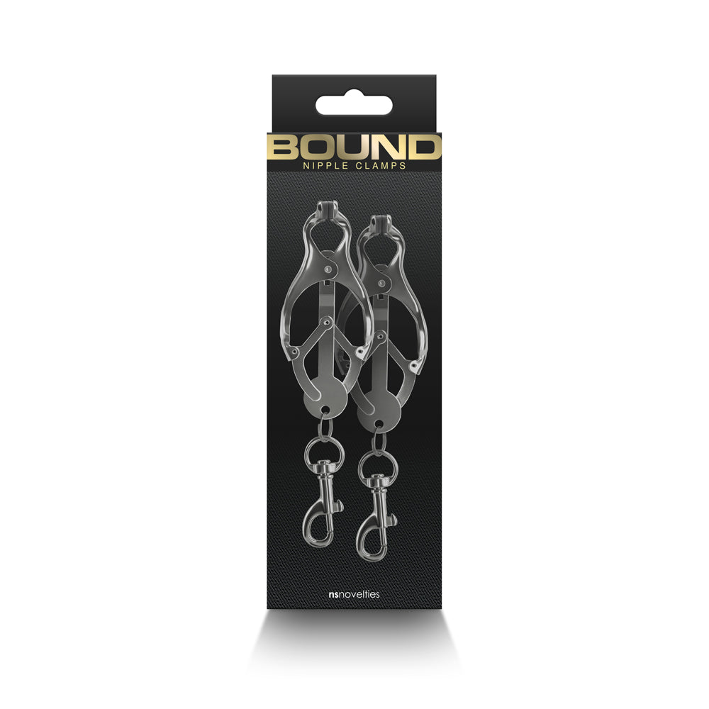 BOUND NIPPLE CLAMPS C3 GUNMETAL