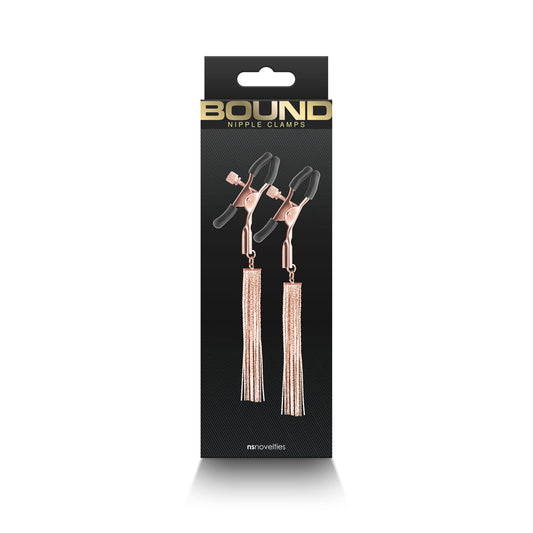BOUND NIPPLE CLAMPS D2 ROSE GOLD