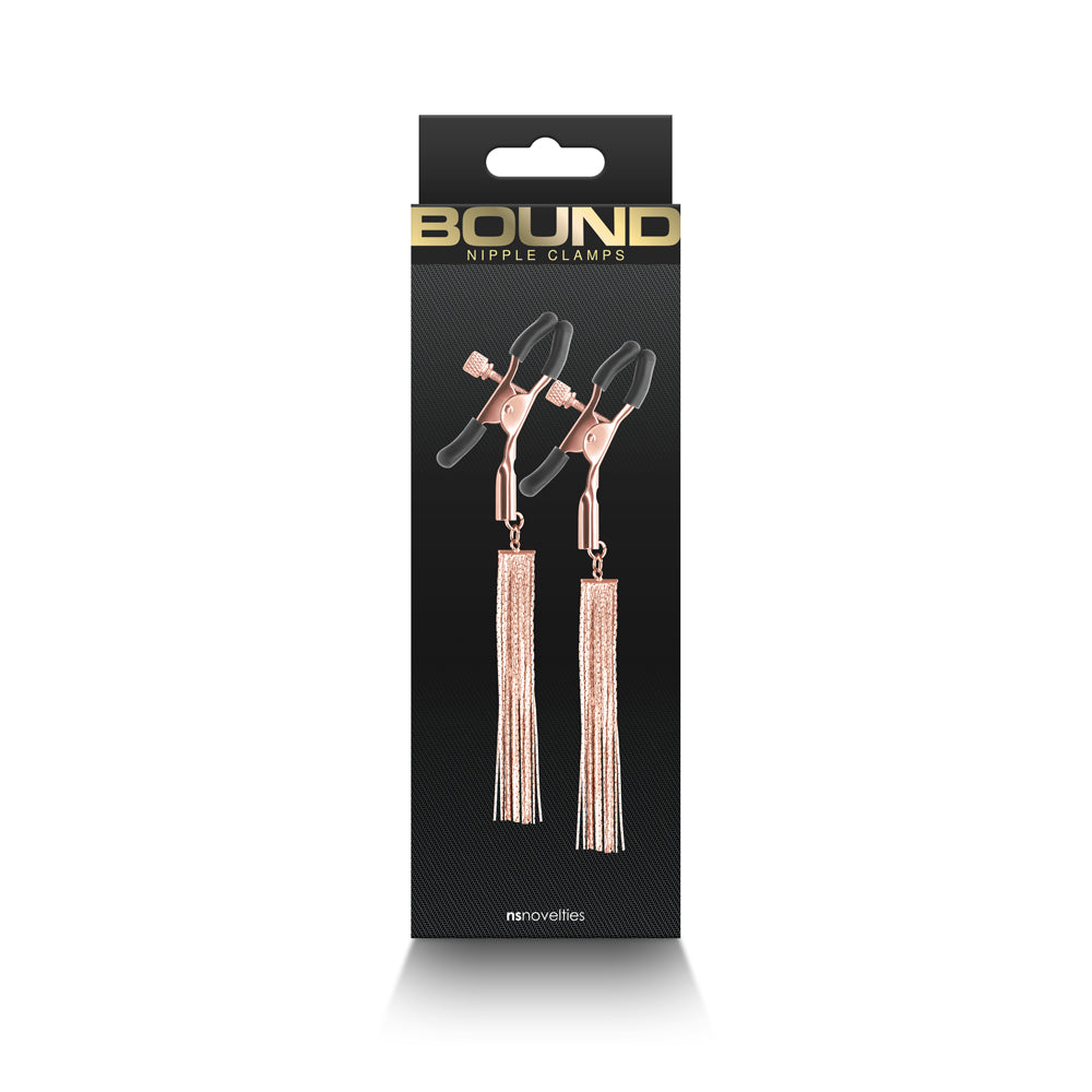 BOUND NIPPLE CLAMPS D2 ROSE GOLD