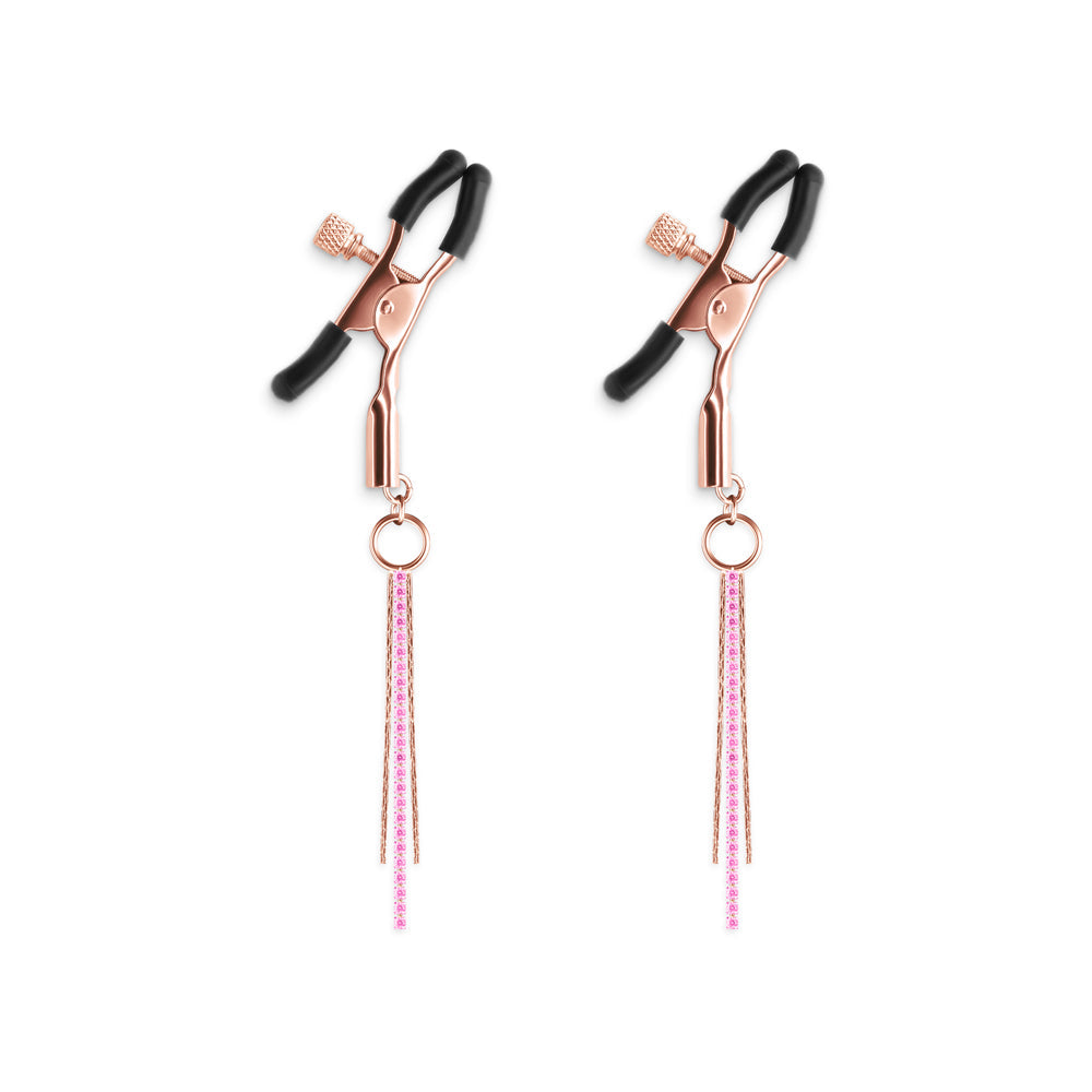 NS NOVELTIES - BOUND NIPPLE CLAMPS D3 ROSE GOLD